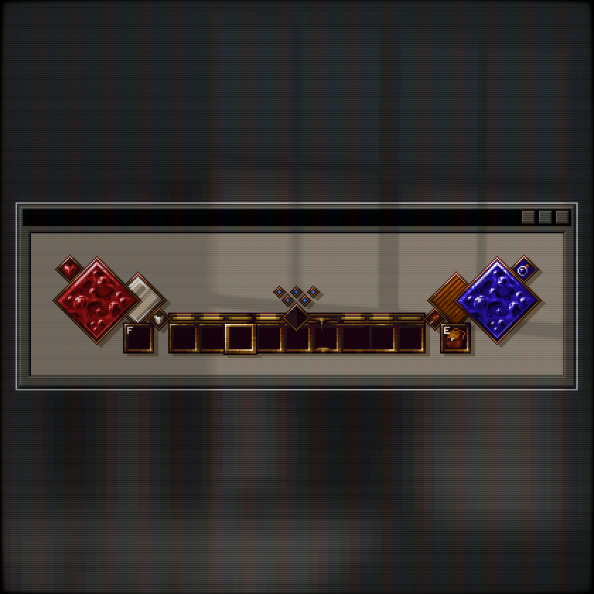 Path of Exile inspired RPG HUD