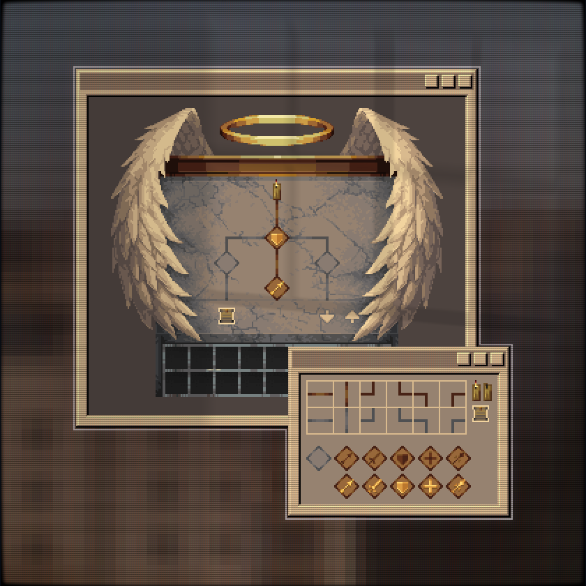 The Sacred Altar skill tree GUI